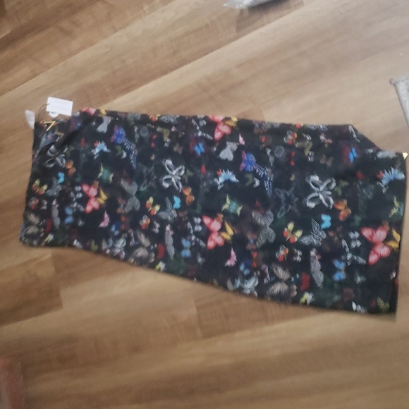 Christian Lacroix black butterfly parade print bikini bottom/ sarong - Picture 5 of 8